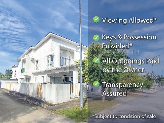 2 Storey Terrace House, End Lot