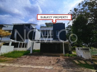 3 Storey Zero Lot Bungalow, End Lot